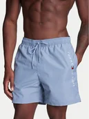Kąpielówki męskie - Tommy Hilfiger Szorty kąpielowe UM0UM03258 Niebieski Regular Fit - miniaturka - grafika 1