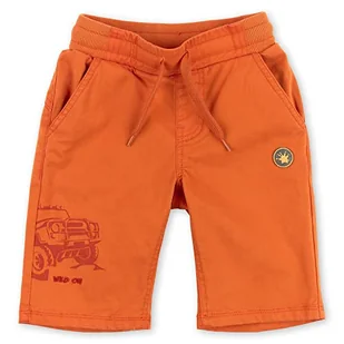 Sigikid Krótkie spodenki bermudy Gabardine swobodne szorty, Pomarańczowy/Gabardine, 98 cm - Spodenki damskie - miniaturka - grafika 1
