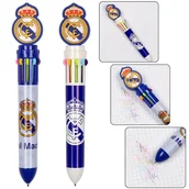 Długopisy - Real Madryt Wielokolorowy długopis 10w1, automatyczny, kolorowy, szkolny 0,5mm - miniaturka - grafika 1