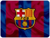 Podkładki pod mysz - PODKŁADKA POD MYSZKĘ FC BARCELONA Z IMIENIEM 23x19CM DO LAPTOPA - miniaturka - grafika 1