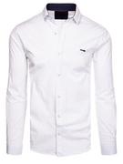 Koszule męskie - Koszula męska biała Dstreet DX2564 - miniaturka - grafika 1