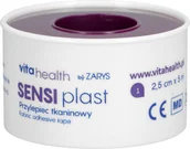 Apteczki i materiały opatrunkowe - Przylepiec tkaninowy SENSIplast 2,5 cm (Zarys) - miniaturka - grafika 1