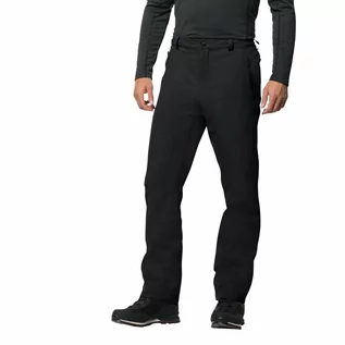 Spodnie narciarskie - Męskie spodnie  Jack Wolfskin PARANA PANTS M black - 52 - grafika 1