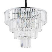 Lampy sufitowe - Nowodvorski Luksusowy żyrandol kryształowy CRISTAL SILVER 12x E14 40W srebrny 7615 - miniaturka - grafika 1