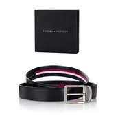 Paski - Pasek Tommy Hilfiger 2W1 Dwustronny 36/90 Black ETUI PUDEŁKO 11DI02E1BLACK 36/90 + OPAKOWANIE - miniaturka - grafika 1