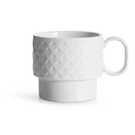 Filiżanki - Sagaform Coffee Big Cup 400 Ml Biała Filiżanka Do Kawy I Herbaty Ceramiczna - miniaturka - grafika 1