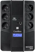 Zasilacze awaryjne UPS - Zasilacz awaryjny UPS Interaktywny CoolBox 800 W 480 W - miniaturka - grafika 1