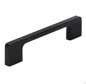 Zawiasy, okucia i inne akcesoria - Uchwyt meblowy podłużny 2027 128 Metalowy Czarny Mat - miniaturka - grafika 1