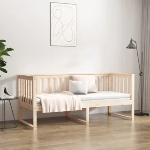 Lumarko Łóżko dzienne, 75x190 cm, lite drewno sosnowe - Łóżka - miniaturka - grafika 5