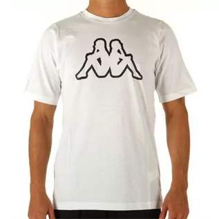 Koszulki męskie - Kappa t-shirt męski biały Logo Cromen 303HZ70-903 XXL - grafika 1