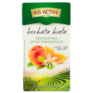 Bio-Active BA biała z brzoskwinią i kwiatem pomarańczy ex20 BA.BIALAL.BRZOS.EX20 - Herbata - miniaturka - grafika 1