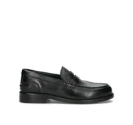 Mokasyny męskie - mocassini uomo clarks craftjames 26178569 black - miniaturka - grafika 1