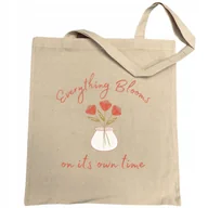 Torby i wózki na zakupy - Torba na zakupy nadruk KWIATY Everything Blooms - miniaturka - grafika 1