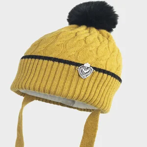 Czapka Jamiks Heino II JZF304-S Miodowy - Czapki dla dzieci - miniaturka - grafika 1