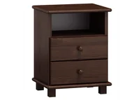 Szafki nocne - Szafka sosnowa nr S2 orzech - miniaturka - grafika 1