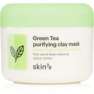 Peelingi i scruby do twarzy - Skin79 Green Tea Purifying Clay Mask peelingująca maska oczyszczająca do twarzy 95ml - miniaturka - grafika 1