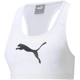 Stanik sportowy Puma Mid Impact 4Keeps Bra W 520304 (kolor Biały, rozmiar S) - Biustonosze - miniaturka - grafika 1