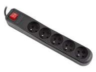Zasilacze awaryjne UPS - Armac Listwa zasilająca Armac ARC5 czarna 5m 5 gniazd A5/CZ/50 A5/CZ/50 - miniaturka - grafika 1