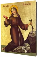 Ikony i obrazy sakralne - Ikona religijna święta Rozalia - miniaturka - grafika 1
