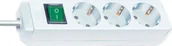 Listwy zasilające - Listwa zasilająca Brennenstuhl Eco-Line 3 gniazda 1.5 m biała (1152320015) - miniaturka - grafika 1