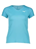 Koszulki i topy damskie - Mizuno Koszulka sportowa w kolorze błękitnym - miniaturka - grafika 1