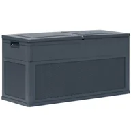 Skrzynie ogrodowe - vidaXL Skrzynia ogrodowa, 320 L, antracytowa vidaXL - miniaturka - grafika 1
