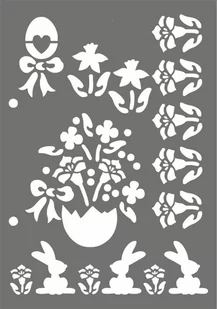 Szablon do malowania A5, Wielkanoc - Wielkanoc - miniaturka - grafika 1