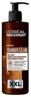 Szampony do włosów - L'Oréal Men Expert XXL 3 w 1 szampon do brody dla mężczyzn, mydło do brody, twarzy i włosów, dla mężczyzn do pielęgnacji brody przeciw łupieżowi z eterycznym olejkiem z drewna cedrowego, Barber Club, - miniaturka - grafika 1