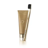 Pasty do zębów - swiss smile swiss smile d´Or Gold zestaw 75ml Gold Toothpaste + 1szt Ultra Soft Toothbrush Gold Plated unisex - miniaturka - grafika 1