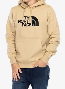 Bluza z kapturem The North Face Drew Peak Pullover Hoodie - khaki stone - Bluzy sportowe męskie - miniaturka - grafika 1