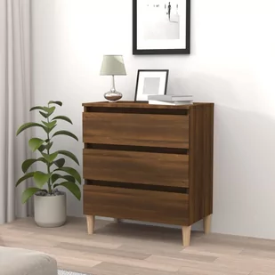 Lumarko Szafka, brązowy dąb, 60x35x69 cm, materiał drewnopochodny - Szafki do salonu - miniaturka - grafika 1