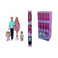 Lalki dla dziewczynek - Simba Toys Steffi Rodzina w tubie - miniaturka - grafika 1