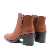 Botki damskie - XTI Damskie sztyblety 140620, Camel, 40 UE - miniaturka - grafika 1