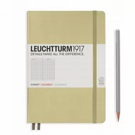 Szkolne artykuły papiernicze - Leuchtturm 1917 notatnik Medium (A5), twarda okładka, 249 stron, Sand 354593 - miniaturka - grafika 1