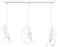 Lampy sufitowe - Emibig Bobi lampa wisząca 3-punktowa biała 538/3 - miniaturka - grafika 1