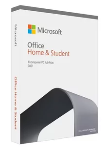 Microsoft, Office Home & Student 2021 PL P8 Win/Mac 32/64bit Medialess Box 79G-05418 Zastępuje P/N: 79G-05160 - Oprogramowanie dedykowane - miniaturka - grafika 1
