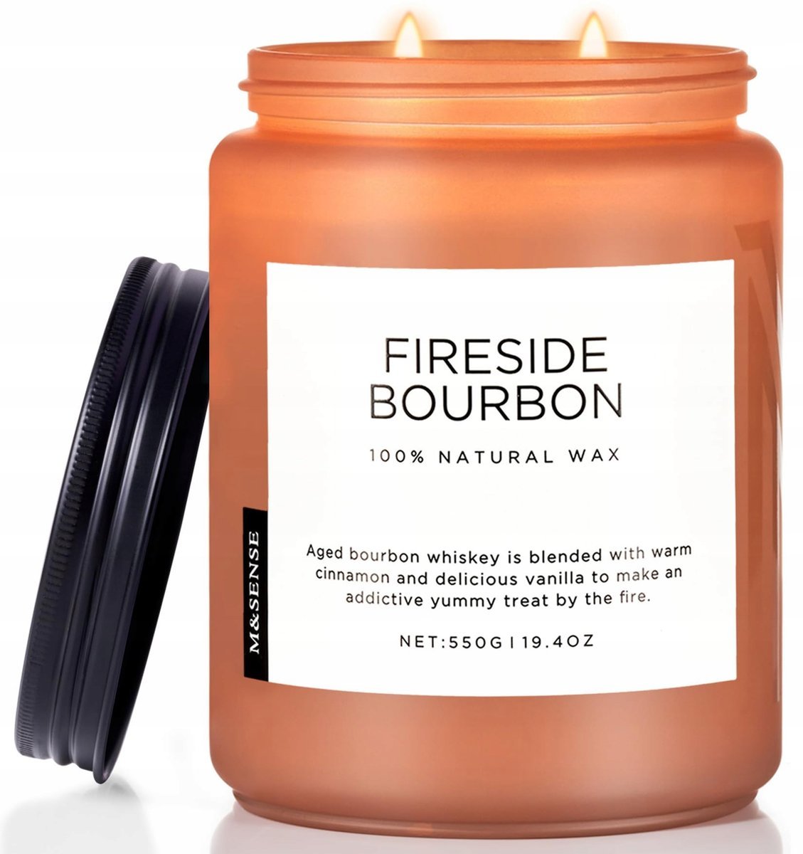 Świeca zapachowa sojowa Bourbon M&SENSE