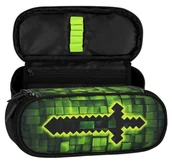 Piórniki - Piórnik szkolny saszetka usztywniona Minecraft Pixel - miniaturka - grafika 1