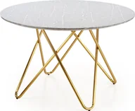 Stoły - Elior Okrągły stół glamour Holly - złoty - miniaturka - grafika 1