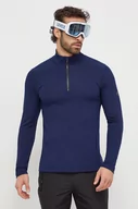 Bielizna sportowa męska - Descente longsleeve funkcyjny Piccard kolor granatowy - miniaturka - grafika 1