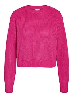 Swetry damskie - Noisy May Nmmaysa L/S O-Neck Knit Noos Sweter Damski, Różowy, S - grafika 1