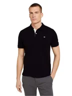 Koszulki męskie - Tom Tailor Polo 1027713 Czarny Regular Fit - miniaturka - grafika 1