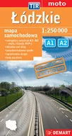 Atlasy i mapy - Demart Łódzkie TIR mapa samochodowa 1:250 000 - Demart - miniaturka - grafika 1