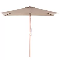 Parasole ogrodowe - Beliani Parasol ogrodowy 144 x 195 cm piaskowy FLAMENCO 58138 - miniaturka - grafika 1