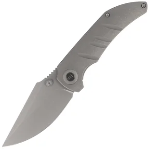 Nóż składany WE Knife Riff-Raff Gray Titanium, Gray Stonewashed CPM 20CV by Matthew Christensen (WE22020B-3) - Noże - miniaturka - grafika 1