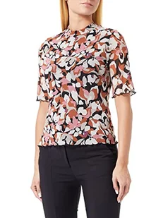 s.Oliver BLACK LABEL Koszulka damska, szara/czarna, 36 - Koszulki i topy damskie - miniaturka - grafika 1