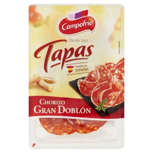 Campofrio Tapas Chorizo wieprzowe 80 g - Kiełbasa i wędliny - miniaturka - grafika 1