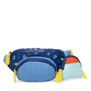 Saszetka nerka Nelli Blu NEL-C-009-05 Granatowy - Nerki - miniaturka - grafika 1