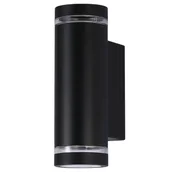 Lampy ogrodowe - Kinkiet góra-dół zewnętrzny Fondo OWL-2067-2-3K Italux LED 14W 3000K IP54 czarny - miniaturka - grafika 1