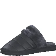 Kapcie damskie - s.Oliver Damskie kapcie 5-5-27102-39, czarne, 40 EU - miniaturka - grafika 1